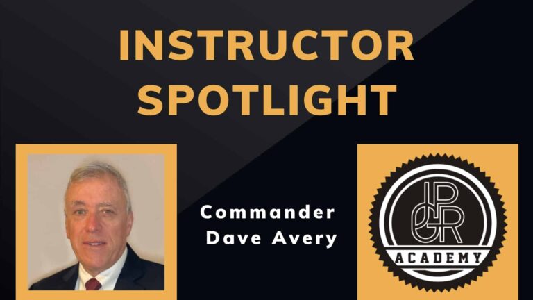 Instructor Spotlight: Commander David Avery