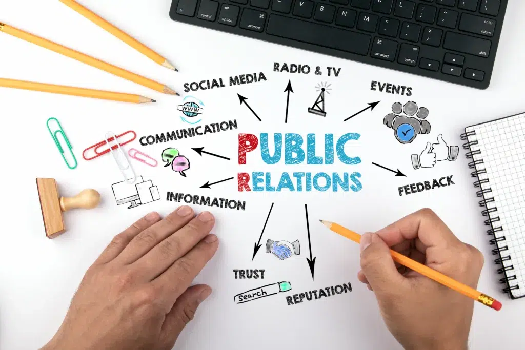 Public relations infographic (Adobe Stock)