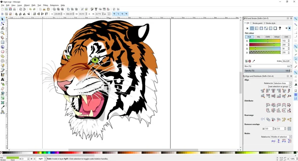 Inkscape is versatile free software for those looking to create Vector graphics